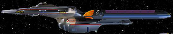[IMAGE : Independence-class starship]